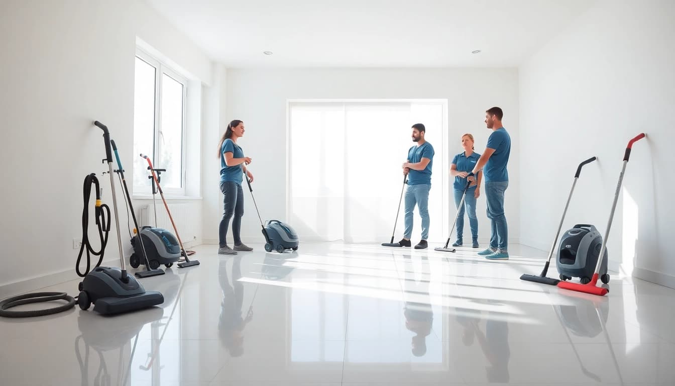 Experience meticulous bond cleaning service showcasing pristine results in a freshly cleaned room.
