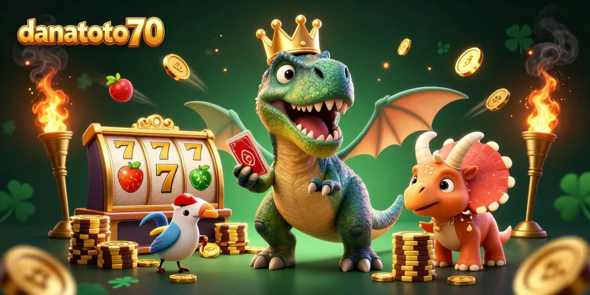 Experience big wins at danatoto70 with our engaging slots featuring T-Rex fun!