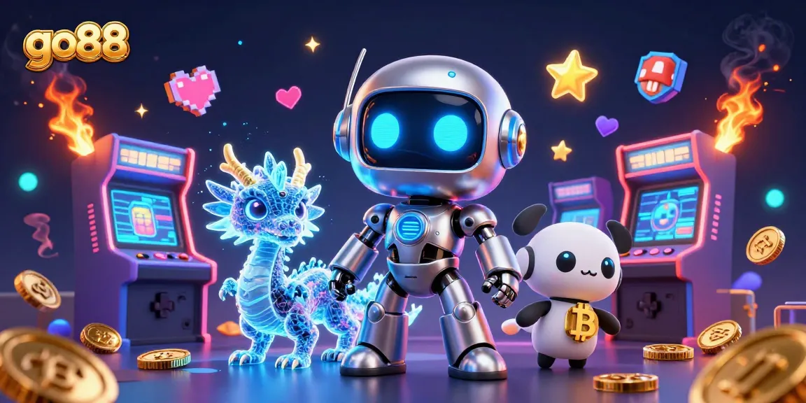Engage with go88's vibrant casino experience through lively characters and immersive gaming elements.