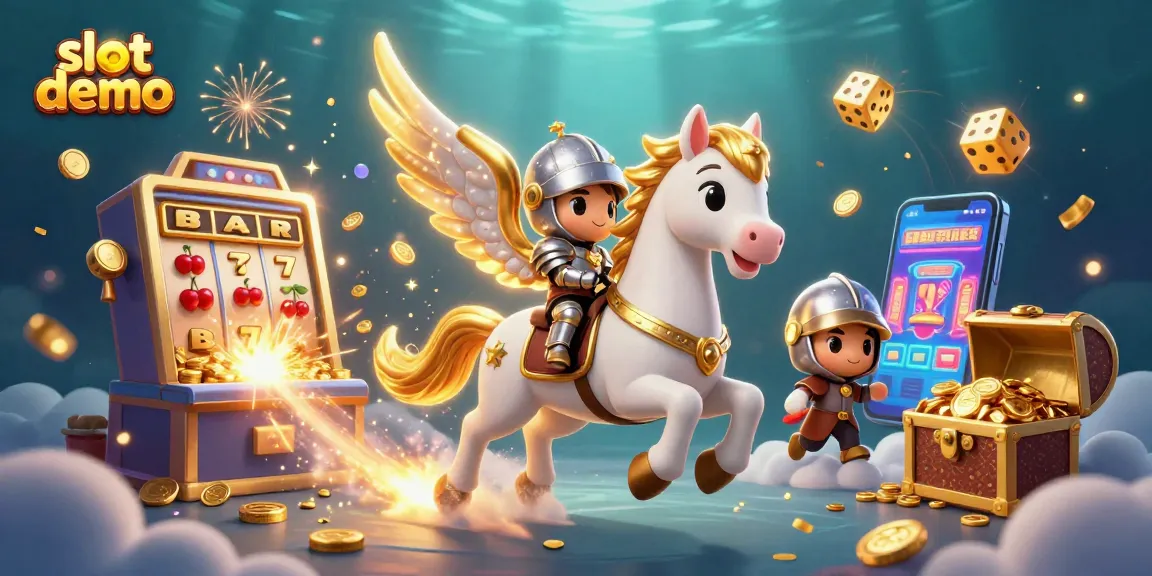 Experience the excitement of slot demo games with immersive 3D visuals and a dynamic casino theme.