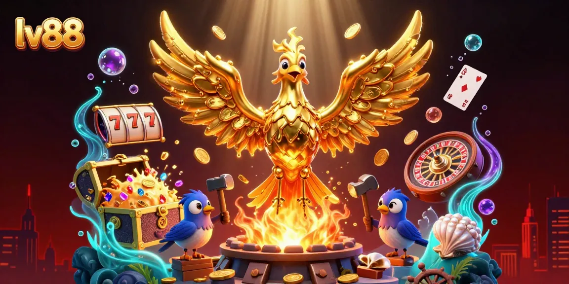 Engage in dynamic gaming with lv88's molten metal phoenix and exciting slot action!