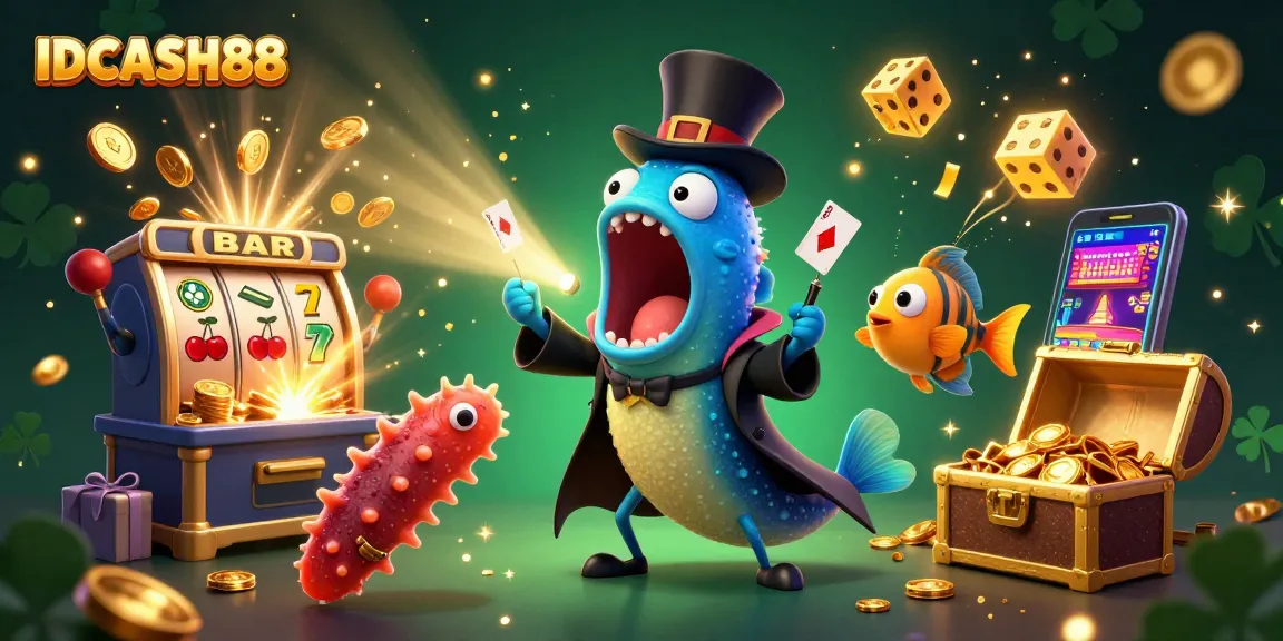 Experience thrilling gameplay at IDCASH88 with vibrant characters and jackpot excitement.