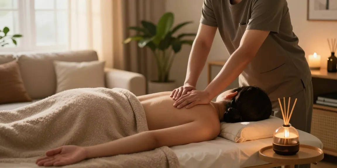 Experience 구리출장마사지 in a cozy home setting with a professional therapist ensuring relaxation.