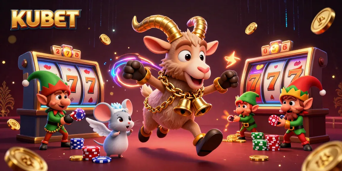 Experience KUBET's exciting holiday-horror casino with festive characters and gaming elements.