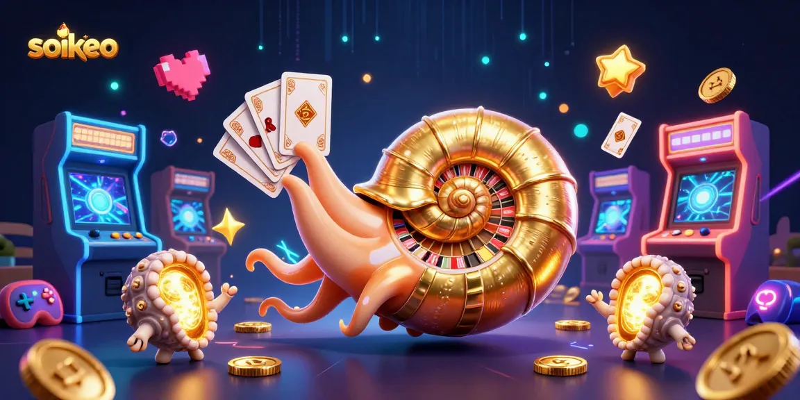 Engage with soikeo's dynamic betting scene featuring an ancient nautilus as a roulette wheel.