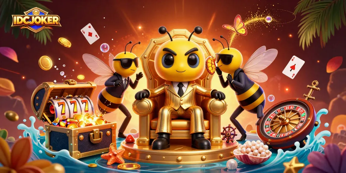 IDCJOKER brings excitement to the gaming scene with vibrant visuals of slots and dynamic gaming elements.