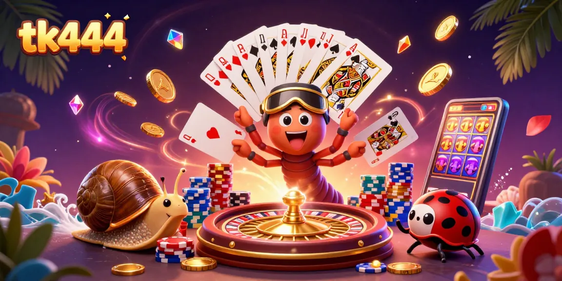 Experience thrilling gameplay with tk444 in a vibrant casino environment.
