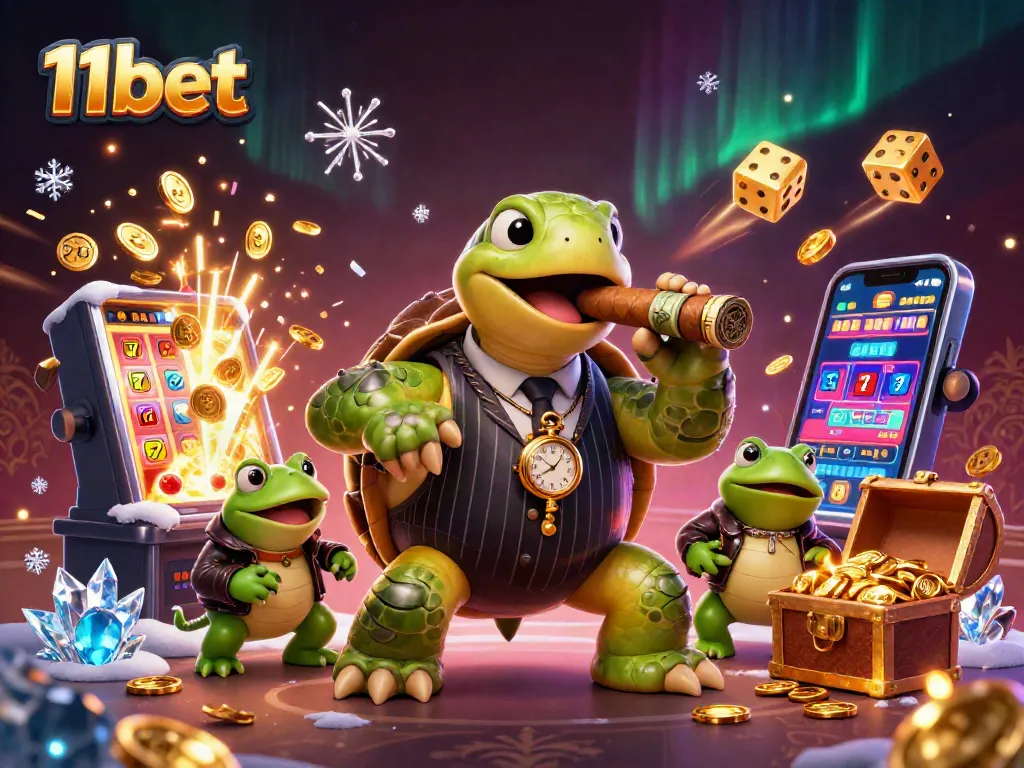 Play slot games with 11bet's vibrant 3D casino scene, full of action and excitement.