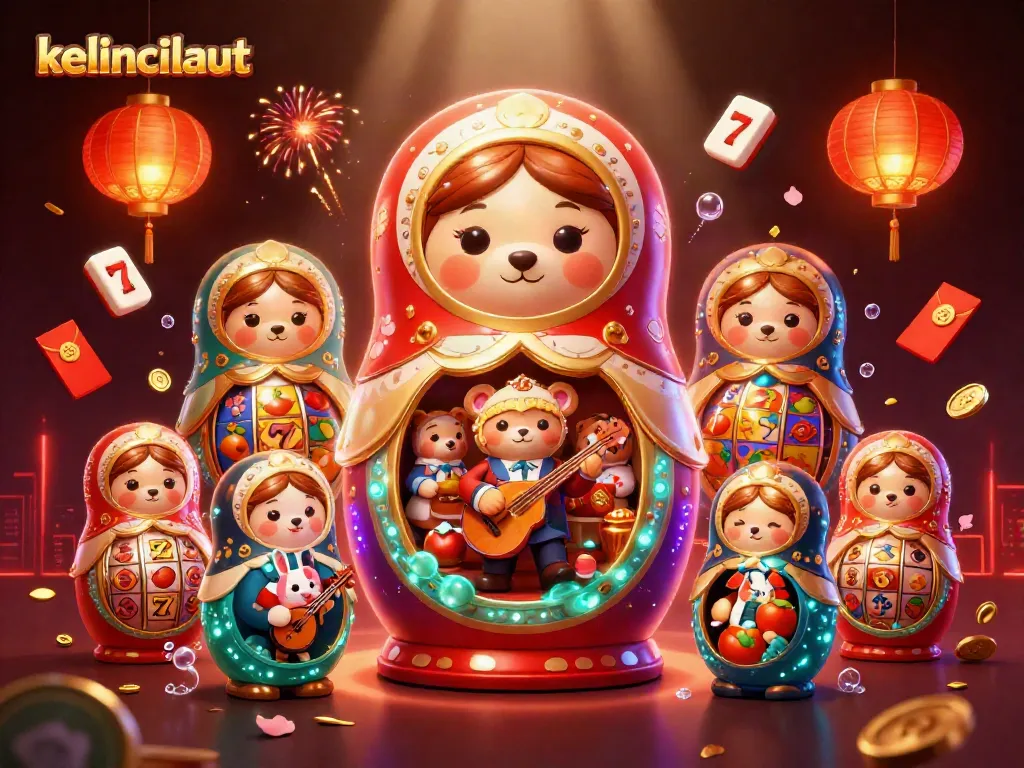 Experience thrilling gameplay at kelincilaut with vibrant casino elements and characters in a dynamic scene.