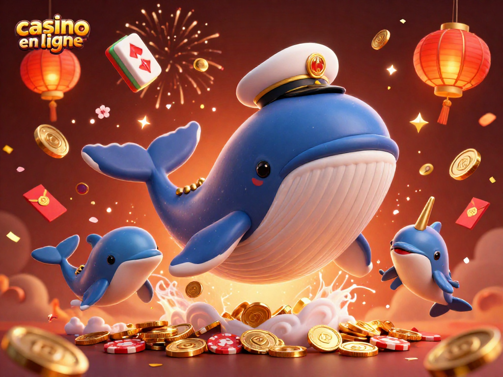 Plongez dans l'univers du casino en ligne avec une illustration captivante de jeux et d'aventures maritimes.