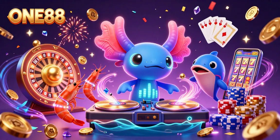 Engage with exciting gameplay at ONE88 with vibrant characters and dynamic casino elements.
