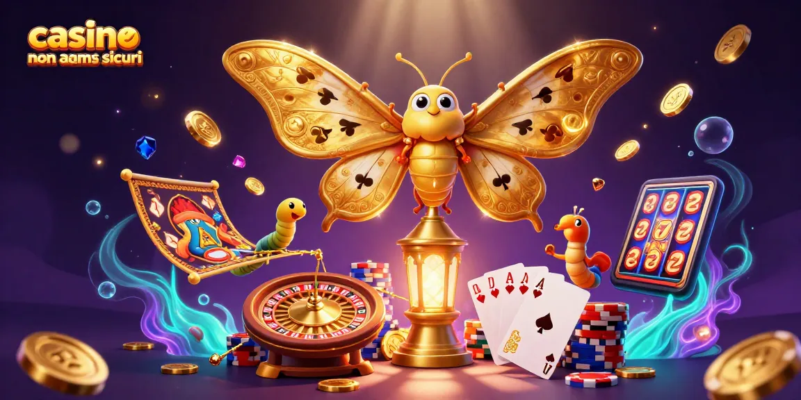 Gioca nei casino non AAMS sicuri e scopri ricchezze come monete dorate e gemme scintillanti.