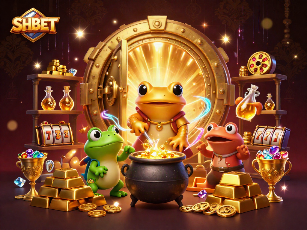 Experience SHBET’s enchanting casino world with alchemists and treasures in 3D