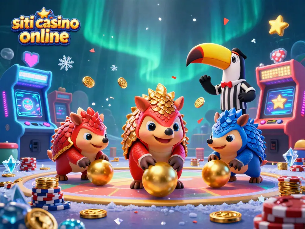 Scopri siti casino online divertenti con pangolini che sfidano le chips da poker.