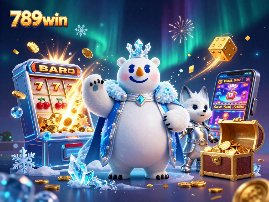 Experience immersive gaming at 789win with a dynamic 3D casino scene, showcasing excitement and adventure.