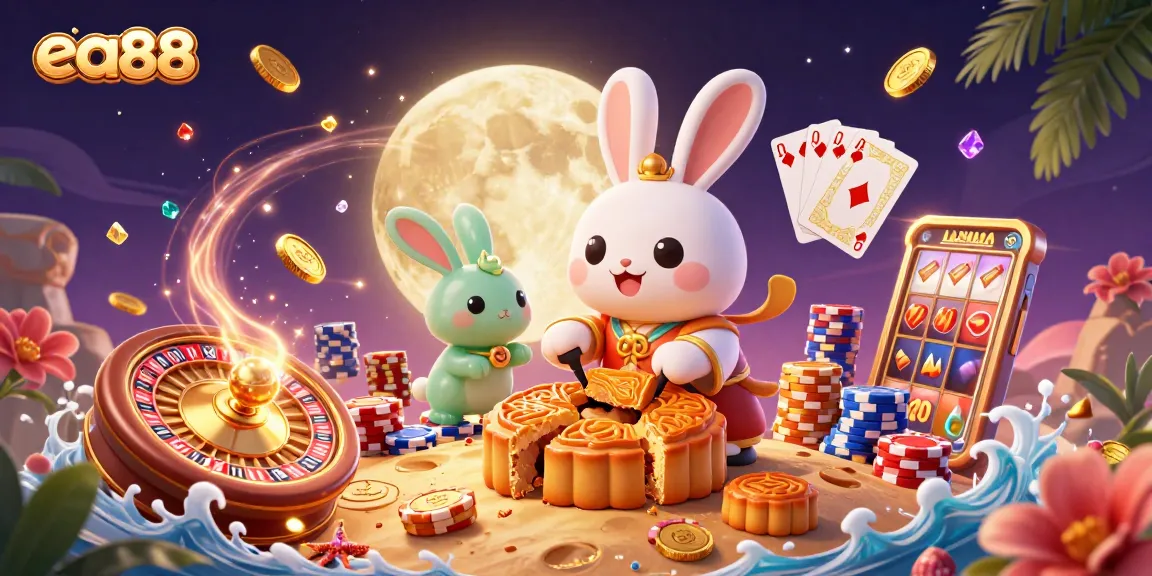 Experience thrilling games at ea88 with vibrant characters and casino elements.
