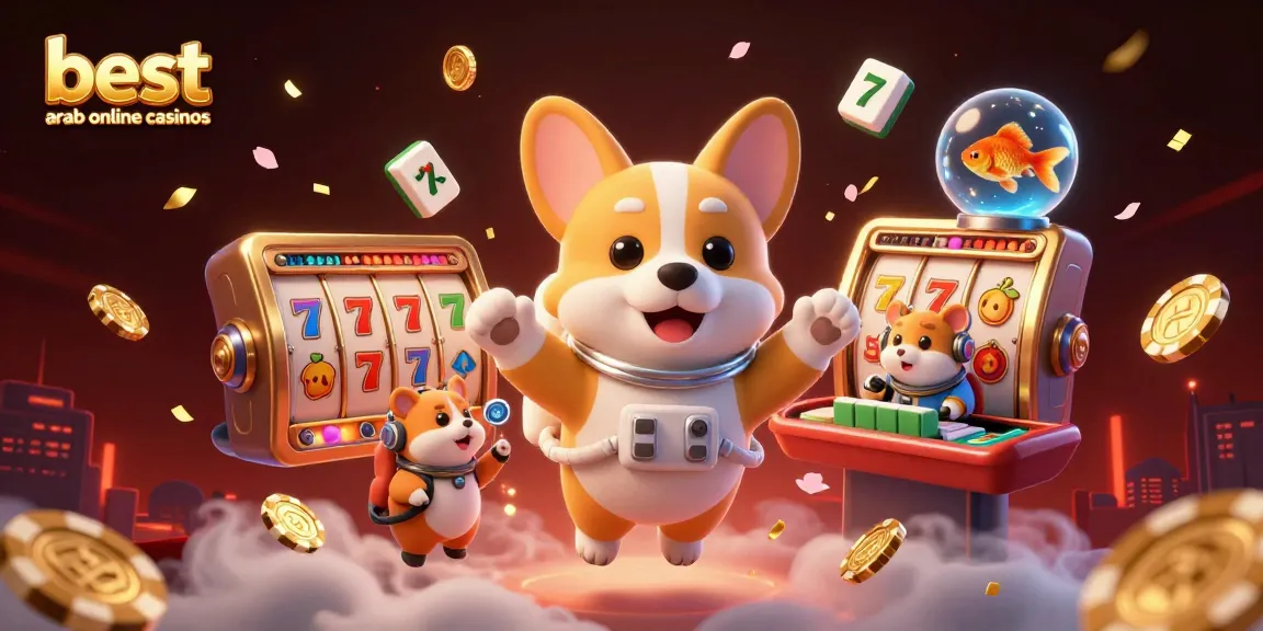 Experience top gameplay at the best arab online casinos with engaging characters and casino elements.