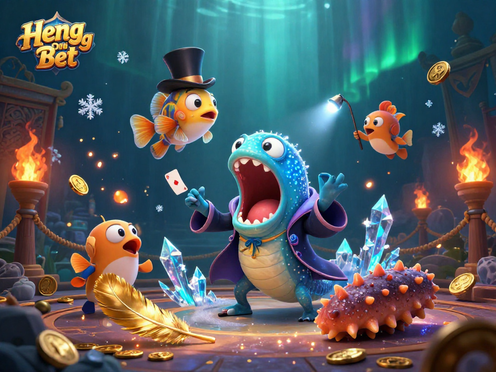 Experience the thrilling magic of Heng Ong Bet with vibrant underwater casino antics