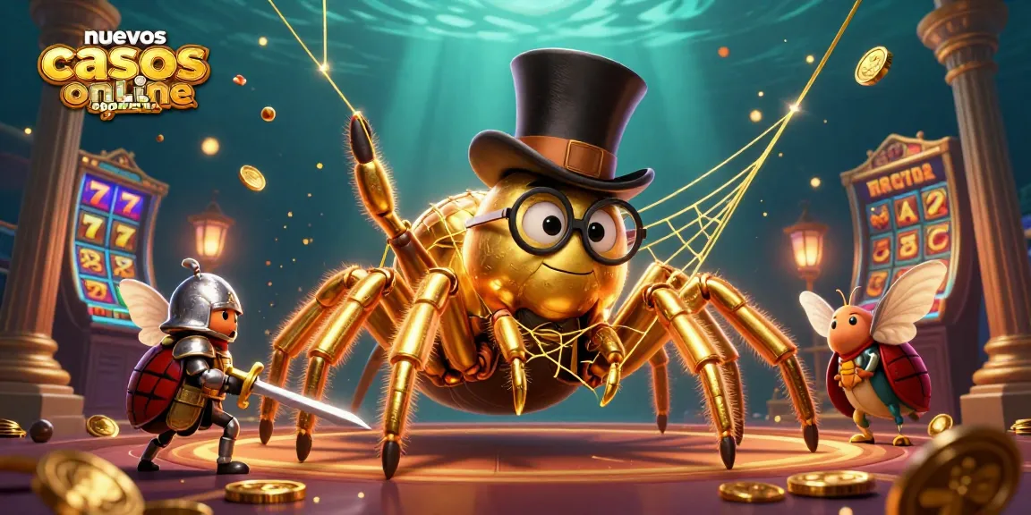 Disfruta de los nuevos casinos online en España con una emocionante ilustración 3D llena de acción y detalles.