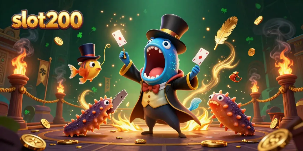 Slot200 menawarkan pengalaman permainan slot yang menarik dengan ilustrasi unik dan penuh warna.