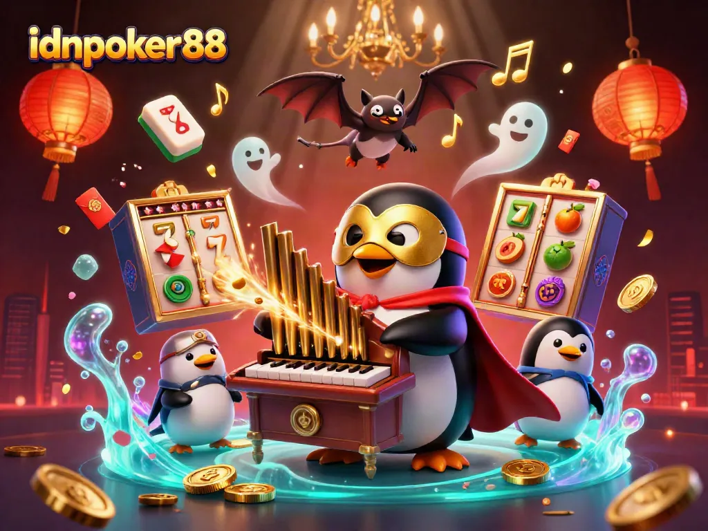 Experience idnpoker88 with engaging gaming elements in an exciting 3D illustration