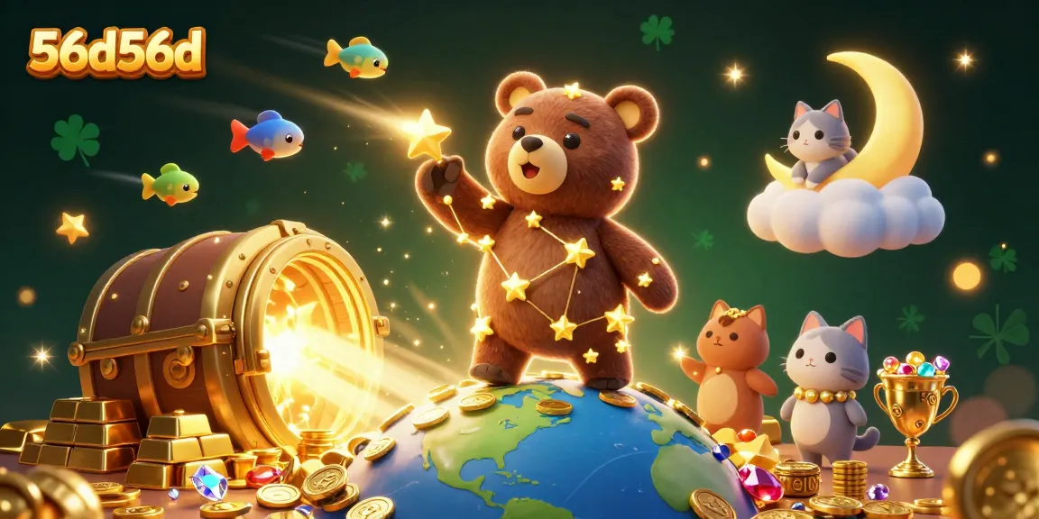 Experience 56d56d gaming excitement with a magical casino world filled with treasures.