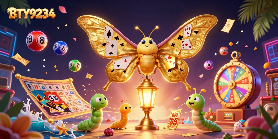 Experience the thrill of BTY9234 with vibrant casino elements and stunning 3D illustrations.