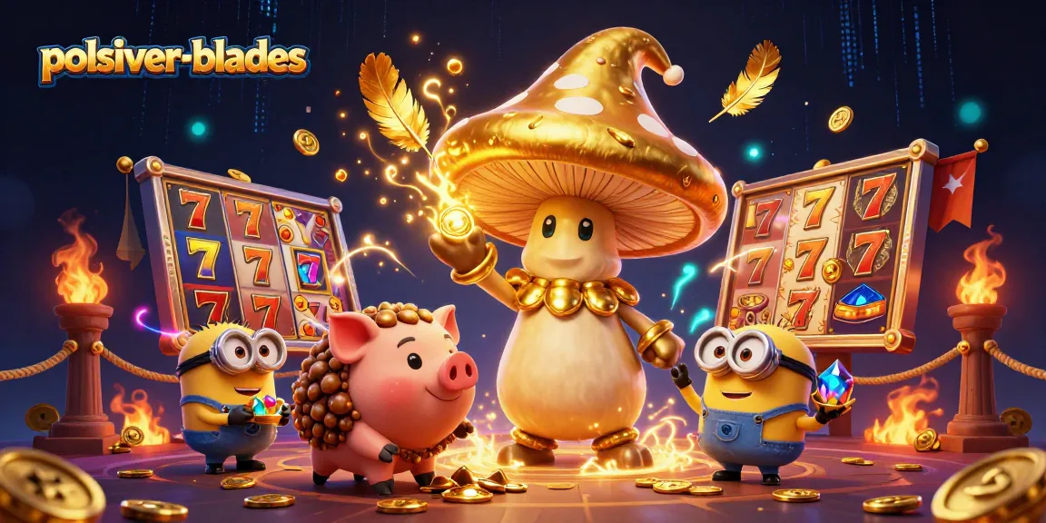 Spin to win with polsilver-blades' premium slots featuring gold and treasure elements!