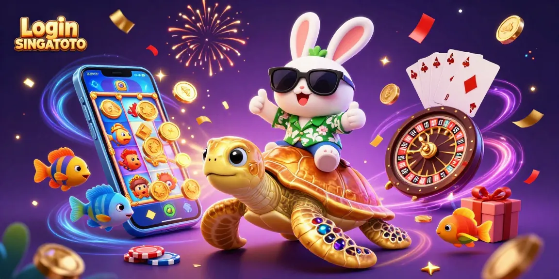 Masuk ke akun Login SINGATOTO sambil menikmati slot game yang menakjubkan dalam suasana kasino tropis.