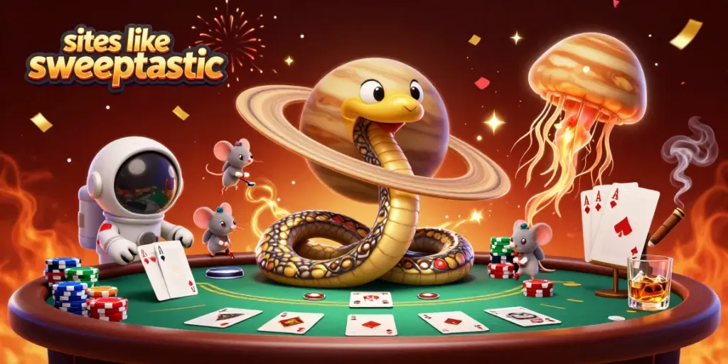 Engage in thrilling gameplay at sites like sweeptastic with astronaut mice betting around a cosmic roulette wheel.