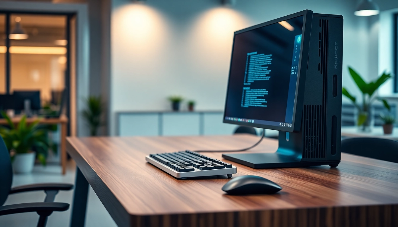 Αναβάθμιση με refurbished pc σε μοντέρνο γραφείο.