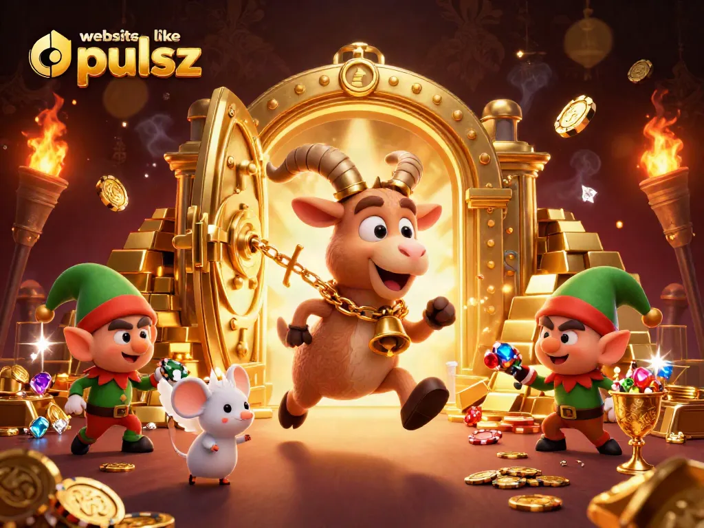 Engage in exciting gameplay on websites like pulsz with festive characters and stolen poker chips.