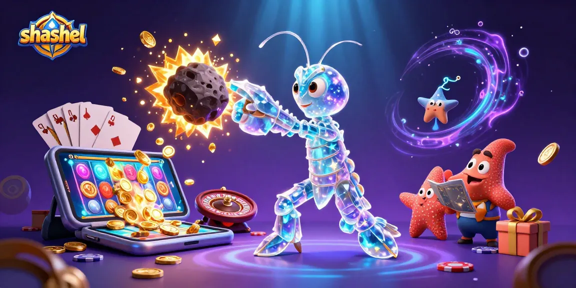 Engage with shashel's vibrant casino adventure featuring a galactic samurai and treasure-filled slots.