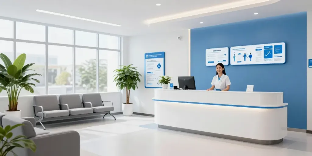 PeptideSwap: Trustworthy healthcare providers in a modern clinic environment.