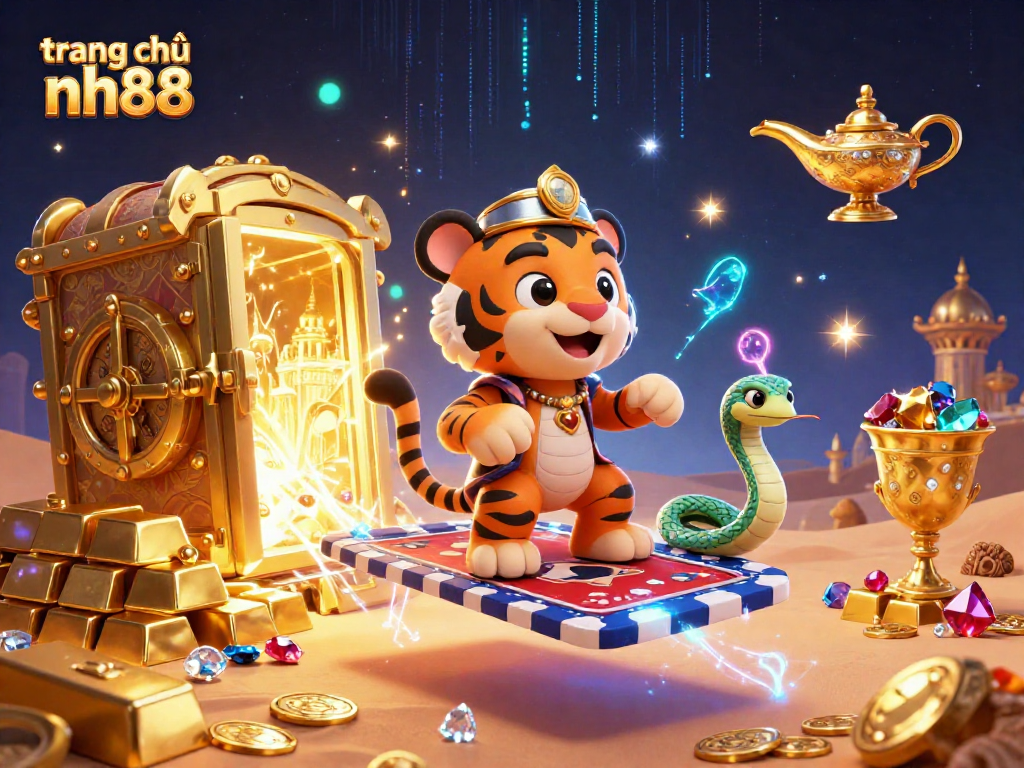 Experience the excitement on trang chủ nh88 with vibrant online casino characters and treasures!