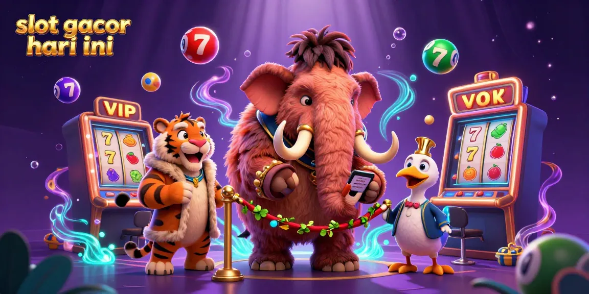 Engage in slot gacor hari ini with lively characters, vibrant symbols, and an immersive casino atmosphere.