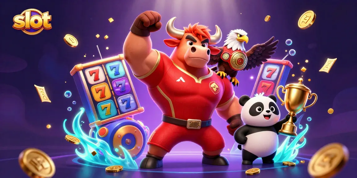 Engage in thrilling slot games with excitement surrounded by vibrant casino elements.