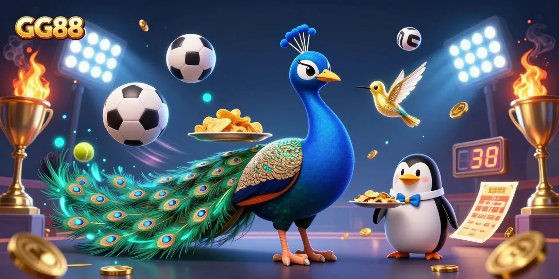 Experience GG88's thrilling sports betting world with vibrant characters and dynamic 3D action.