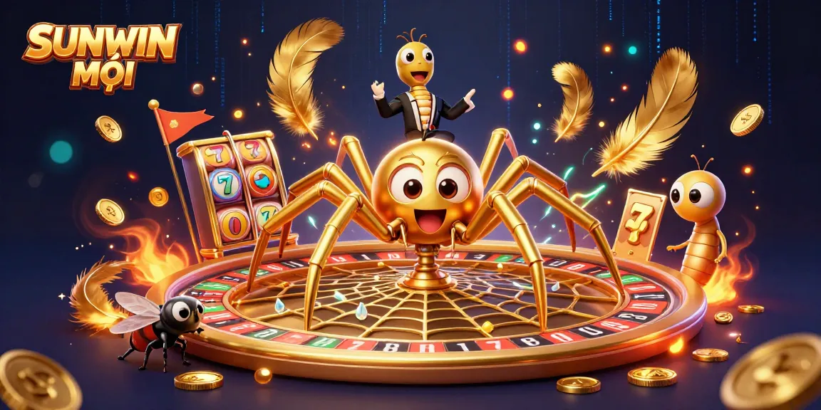 Engage in thrilling betting at SUNWIN MỚI with a captivating roulette scene featuring dynamic characters and vibrant elements.