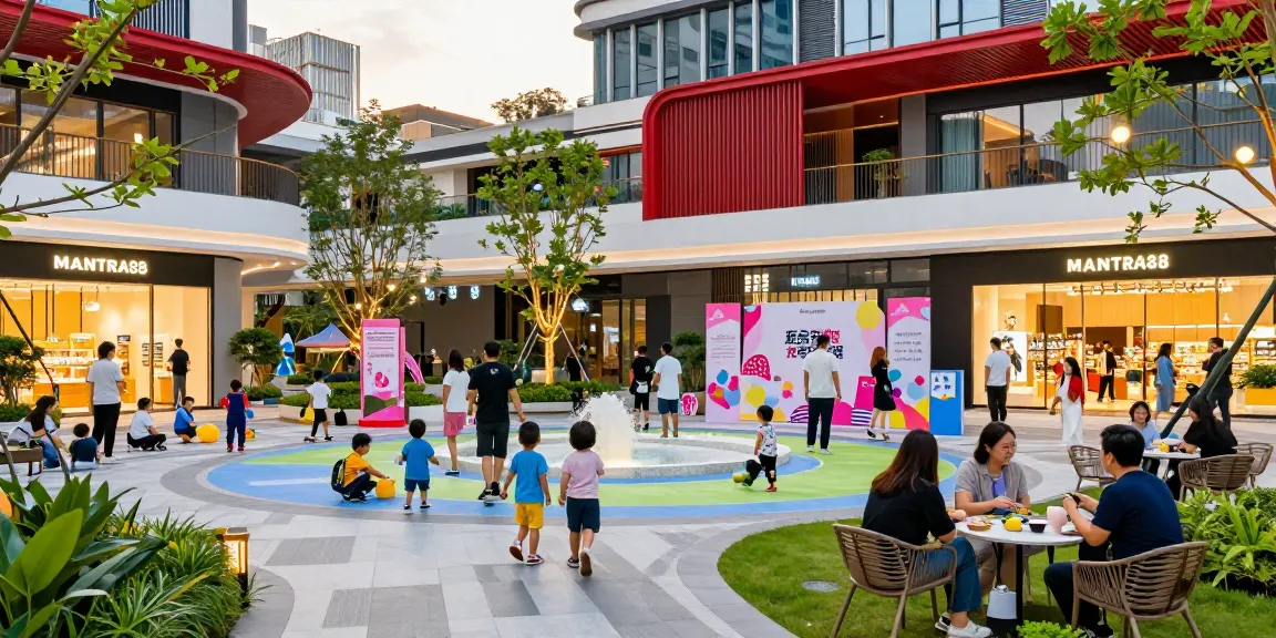 Experience vibrant outdoor entertainment at MANTRA88, showcasing fun activities