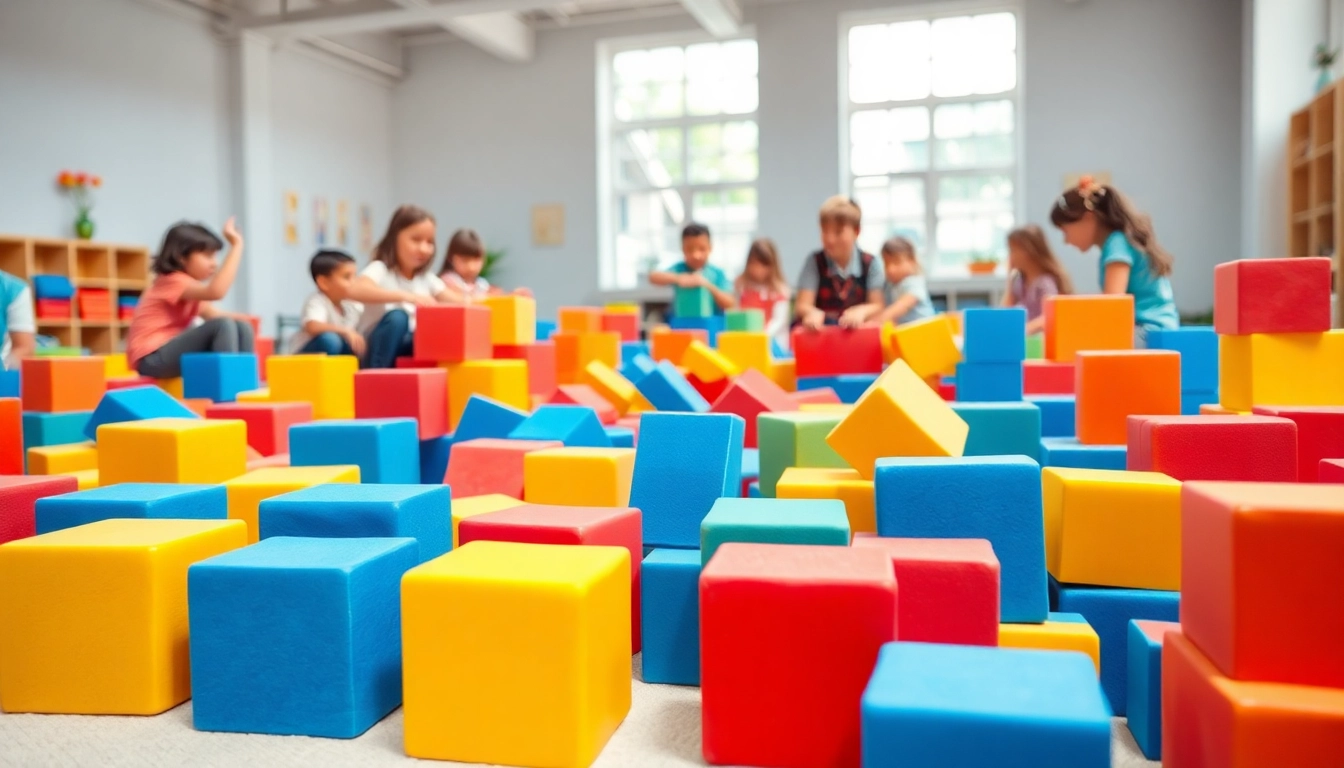 Find out more about giant foam building blocks stimulating creativity and fun in indoor settings.