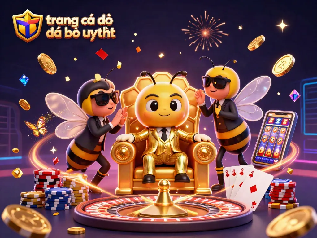 Trải nghiệm trang cá độ đá bóng uy tín với hình ảnh hoành tráng, kết hợp hiệu ứng vàng và kim cương.
