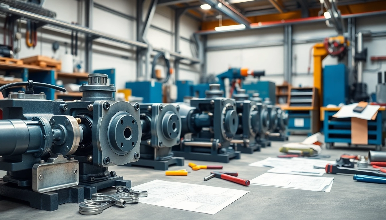 Explore fluid power systems in a professional workshop, showcasing hydraulic technology and engineering precision.