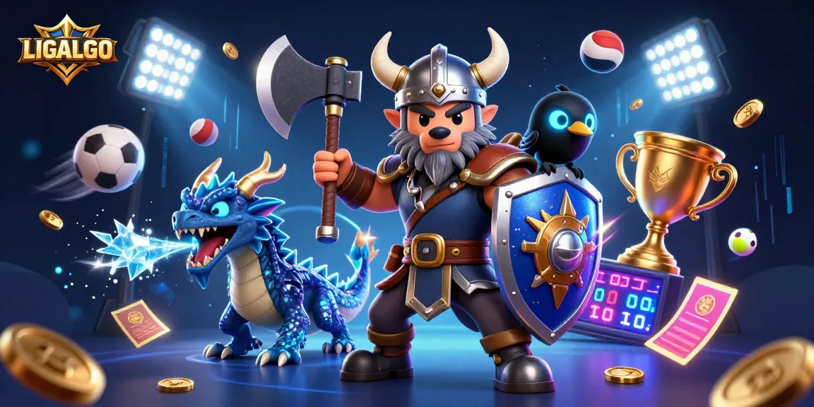 Experience the thrill of LIGALGO with 3D dynamic sports elements and mystical characters!