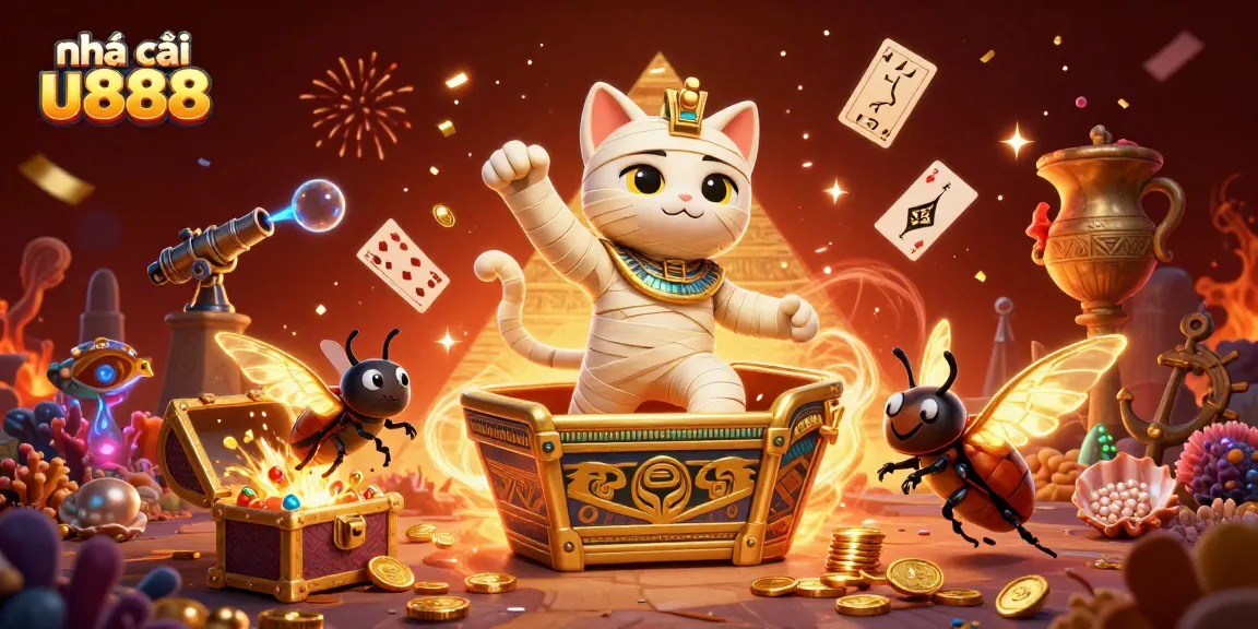 Experience thrilling action at nhà cái u888 with a 3D illustration of captivating casino scenes and characters.
