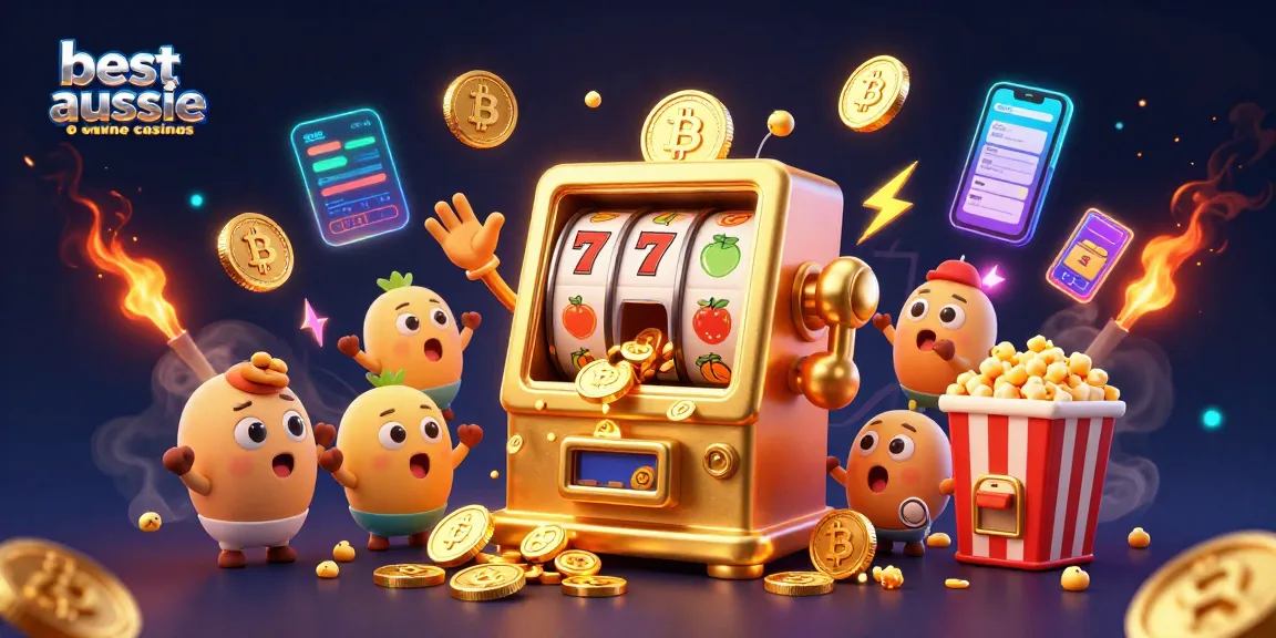 Experience the excitement at the best aussie online casinos with a winning golden slot machine jackpot.