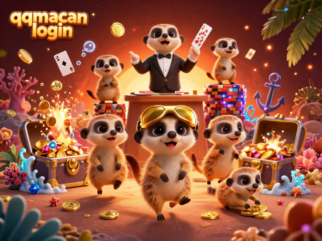 Engage with qqmacan login at a vibrant meerkat casino, filled with treasures and lively action.