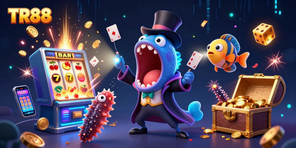 TR88 offers an energetic casino experience with colorful slot games and magical characters.