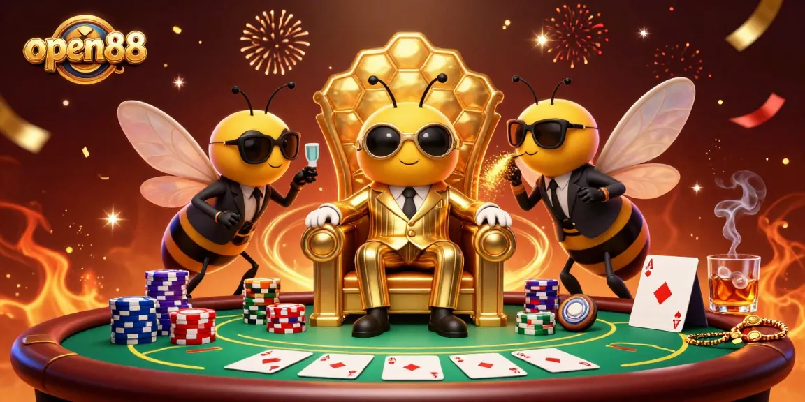 Join the excitement at open88 with vibrant casino action and thrilling game elements in a dynamic scene.