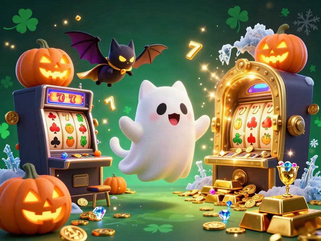 Experience thrilling fun in a vibrant casino ambiance with this colorful visualization of agen slot gacor.